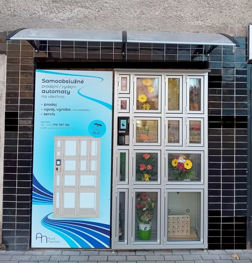 Samoobslužné výdejní automaty Aura Navitas - Brno